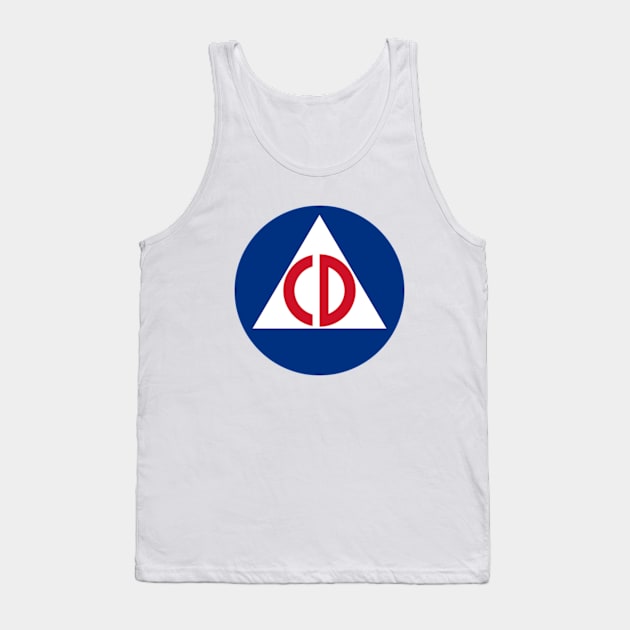 Office of Civilian Defense - World War 2 Tank Top by Desert Owl Designs